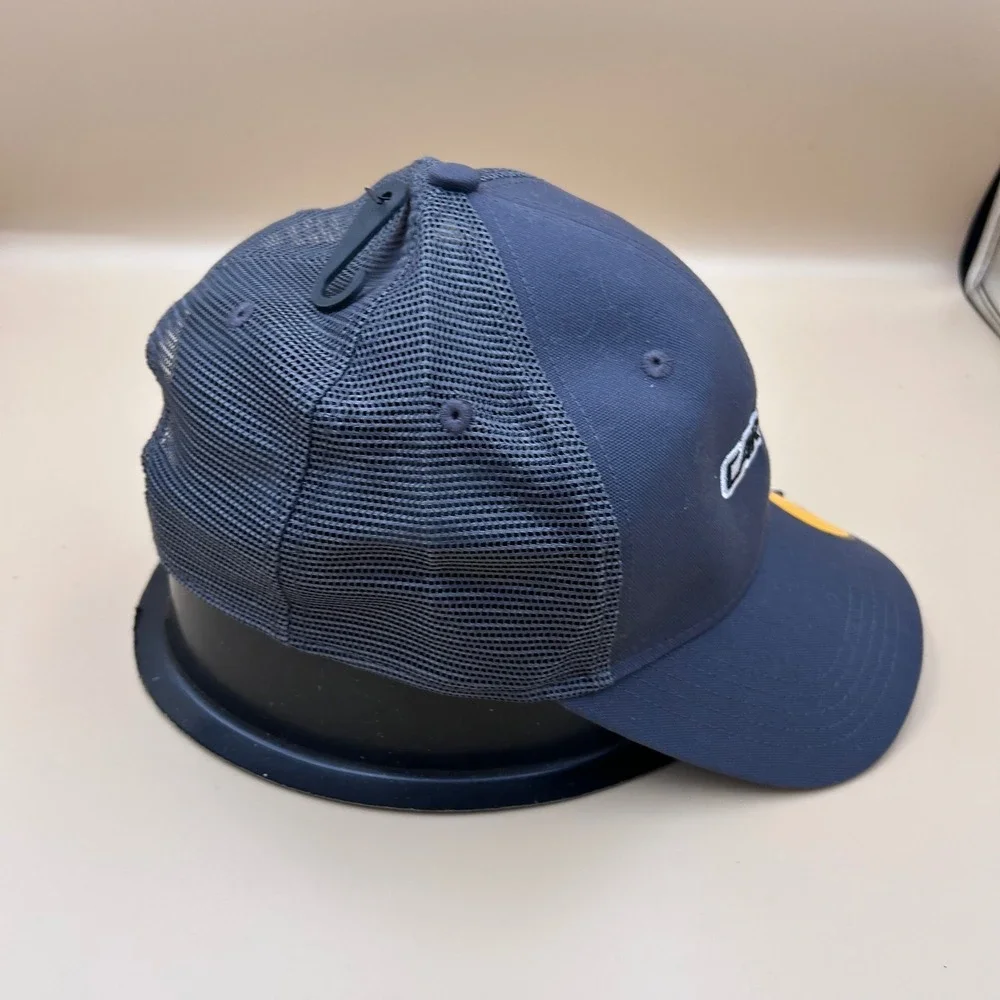Carhartt Force Mens Navy Blue Carlisle Mesh Back Trucker Hat Snapback 103056 029